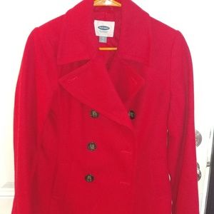 Wool Blend Coat Jacket
